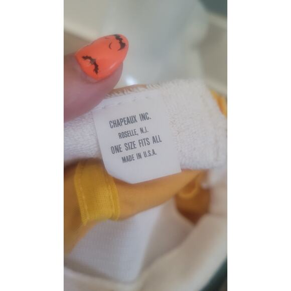 Vintage Chapeaux Inc Yellow Rope Snapback Hat USA Made 80s 90s Style NWT - Picture 7 of 7